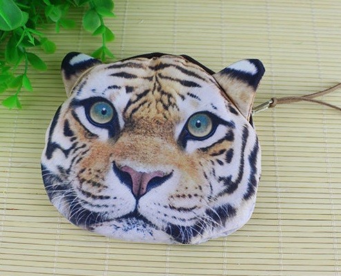 peněženka na drobnosti - jednostranná - tygr