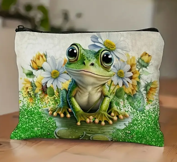 kosmetická taška - žába