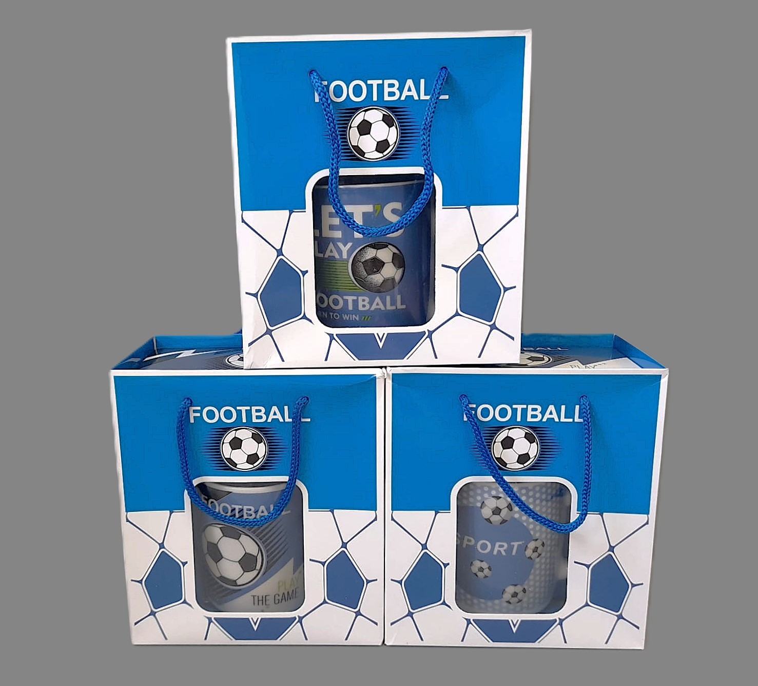 hrnek se lžičkou - fotbal