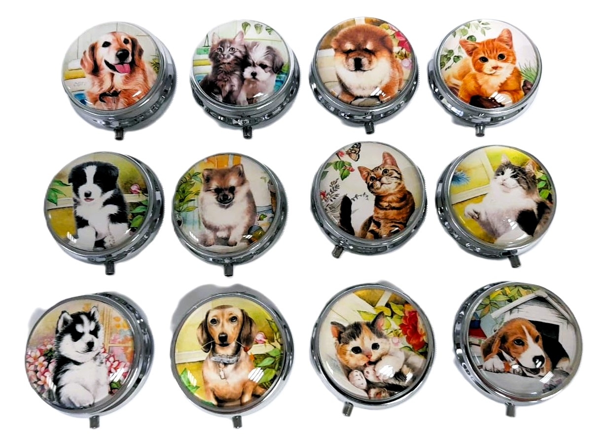 krabička s obrázkem - organizér na léky nebo šperky