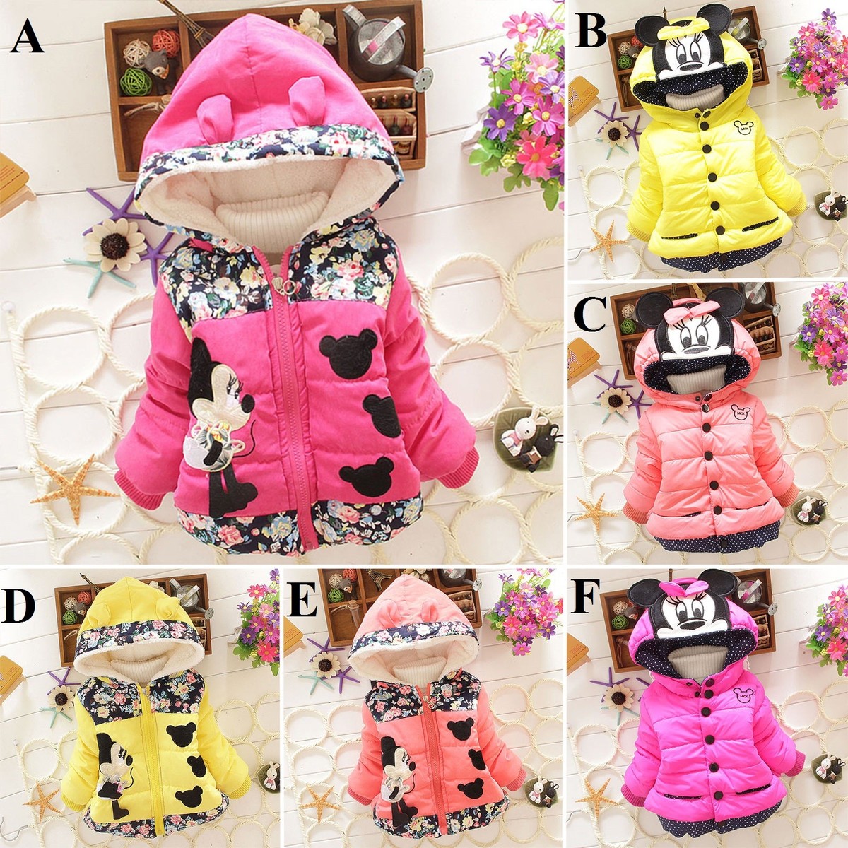 bunda Minnie Mouse - různé barvy