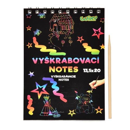 vyškrabovací notes A5 - 10 listů