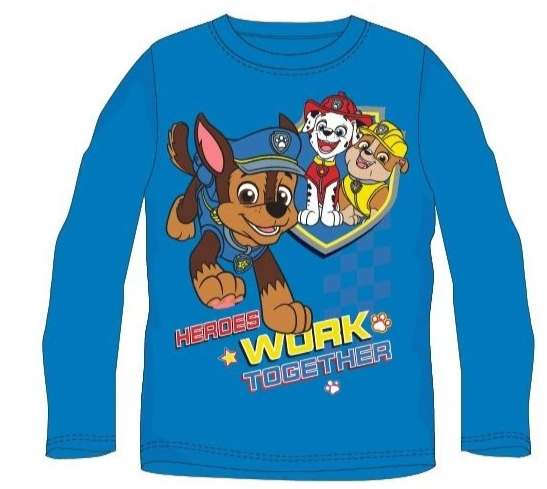 tričko Tlapková patrola - barva modrá